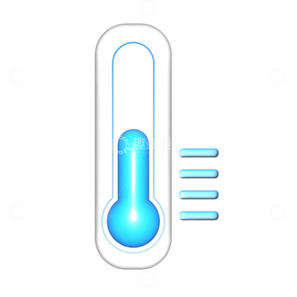 源文件下载【趣麦麦图】-冬天立体3D温度计寒冷天气测温图标