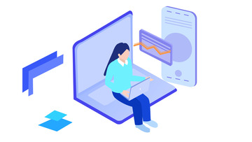 科技会议电脑3D立体创意