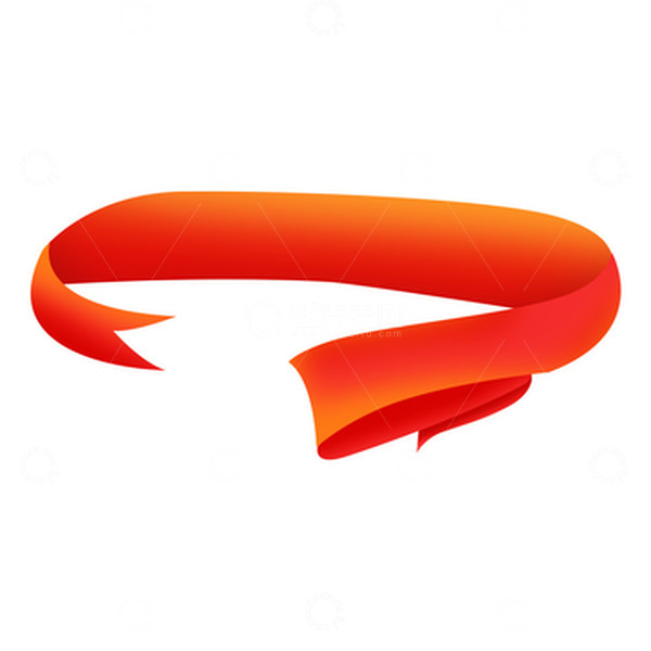 源文件下载【趣麦麦图】双十一双十二标题红色丝带促销活动漂浮元素