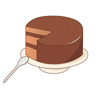 巧克力手绘蛋糕下午茶