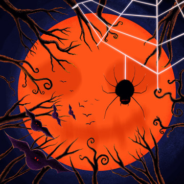 万圣节快乐背景