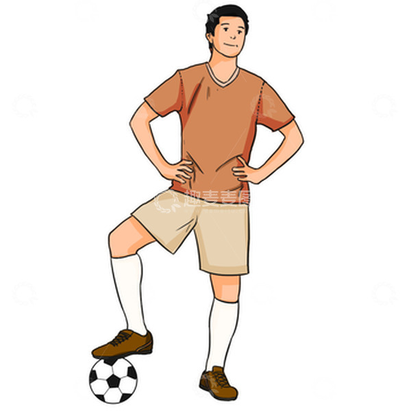 源文件下载【趣麦麦图】-足球 男生 锻炼 比赛 热血 平面素材