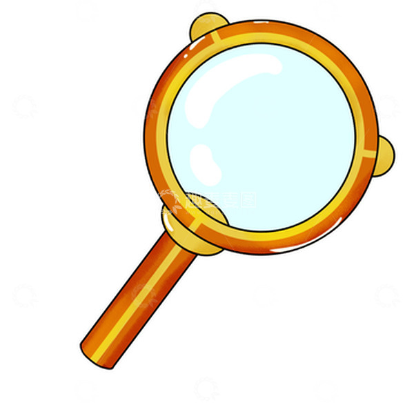 源文件下载【趣麦麦图】-放大镜探索未知搜索卡通可爱
