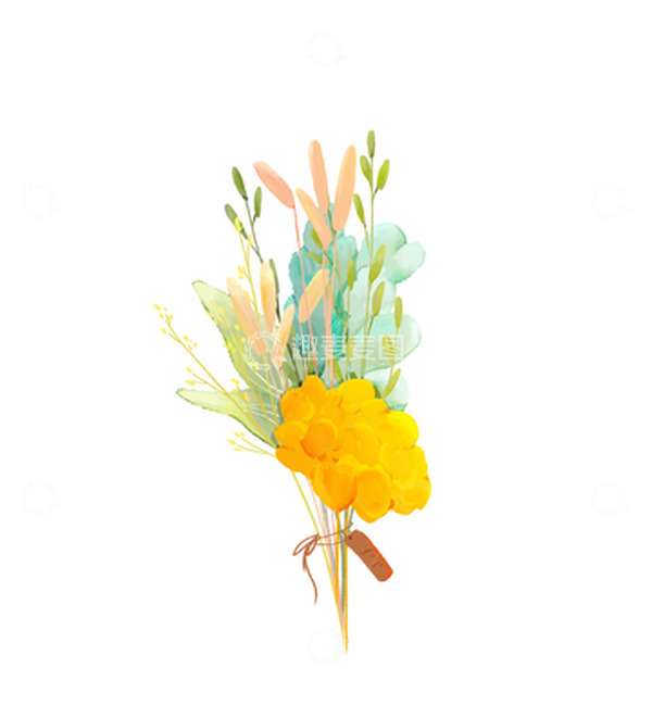 源文件下载【趣麦麦图】绿色小清新春天手机壳文创周边手绘图