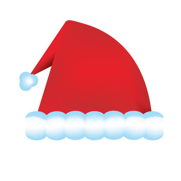 圣诞节红色圣诞帽