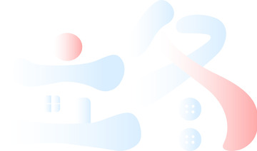 立冬艺术字设计雪白房屋窗户纽扣等元素