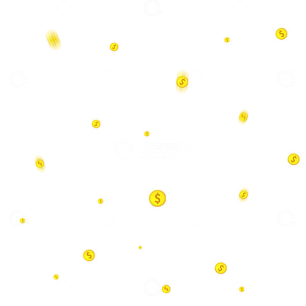 源文件下载【趣麦麦图】电商促销彩带飘带金币漂浮氛围感