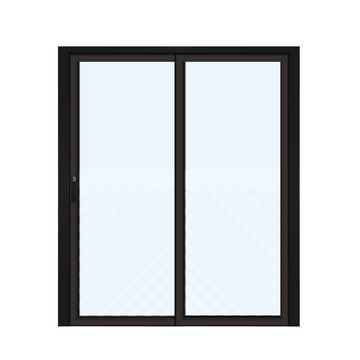 磨砂斜纹玻璃趟门移门