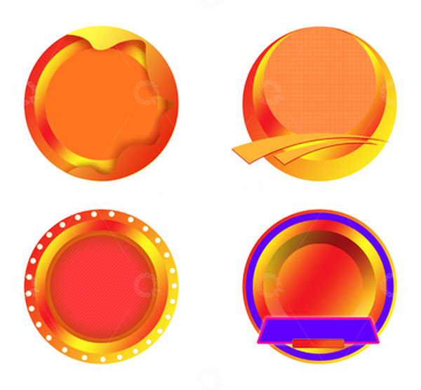 源文件下载【趣麦麦图】电商活动主题装饰手绘元素