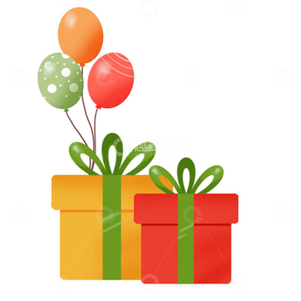 源文件下载【趣麦麦图】电商促销礼盒圣诞节手绘礼盒