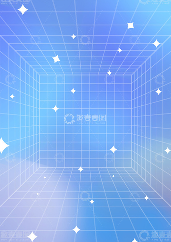 源文件下载【趣麦麦图】蓝色紫色浅色渐变简约可更改网格渐变背景