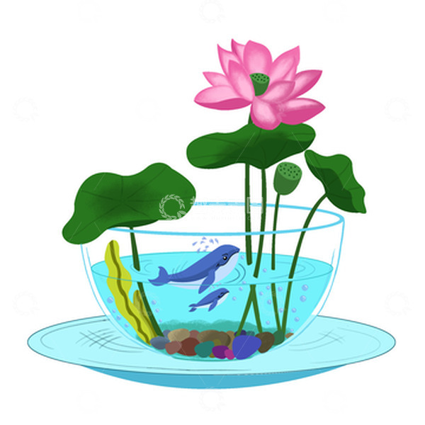 源文件下载【趣麦麦图】绿色扁平生态系统小场景手绘插画