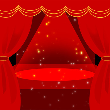 幕布,颁奖,年会汇报,演讲台 聚光灯