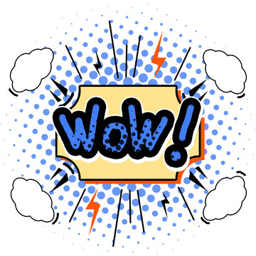 波普风爆炸气泡