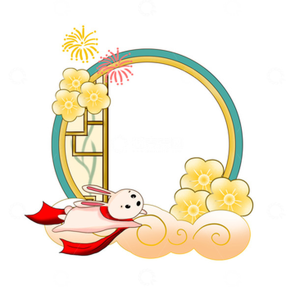 源文件下载【趣麦麦图】手绘新春文字框