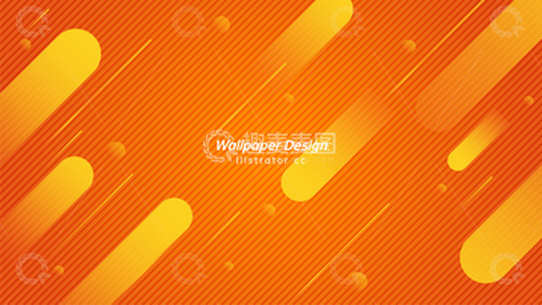 源文件下载【趣麦麦图】-橙黄活力动感渐变科技商务互联网背景