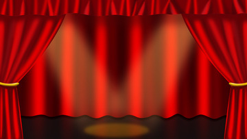 年会幕布红色纹理质感活动背景颁奖