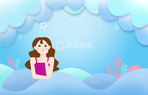 简约儿童母婴背景