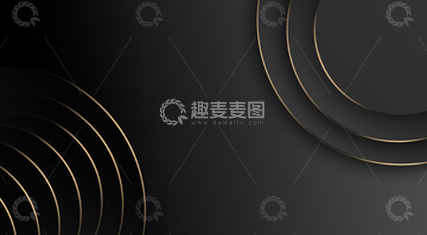 源文件下载【趣麦麦图】大气黑金渐变年会商务背景