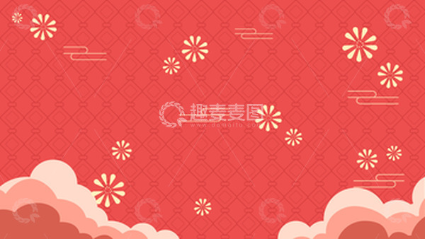 源文件下载【趣麦麦图】春节过节喜庆红色背景