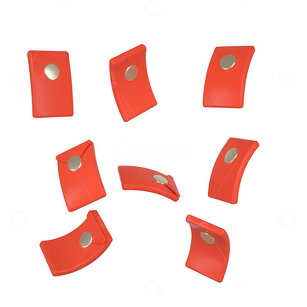 源文件下载【趣麦麦图】红色简约电商漂浮红包3D元素