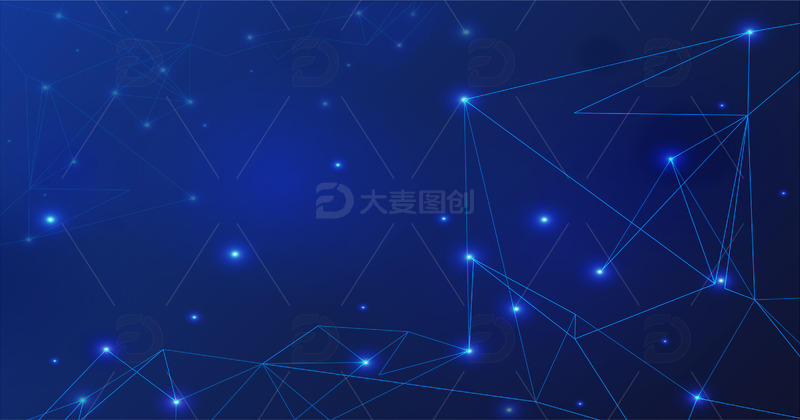 源文件下载【趣麦麦图】线条科技感背景