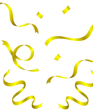 金色丝带礼物漂浮彩带质感边框黑金丝绸