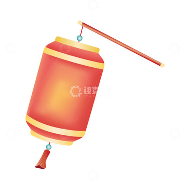 源文件下载【趣麦麦图】红色卡通春节装饰灯笼