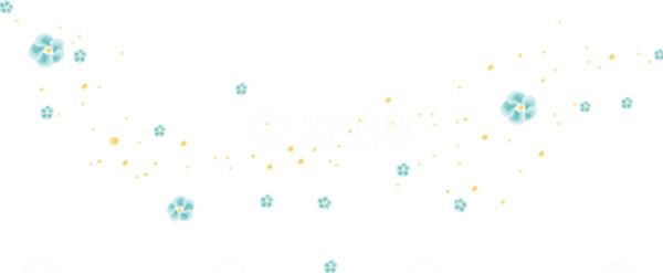 源文件下载【趣麦麦图】绿色小清新春天花矢量图漂浮元素