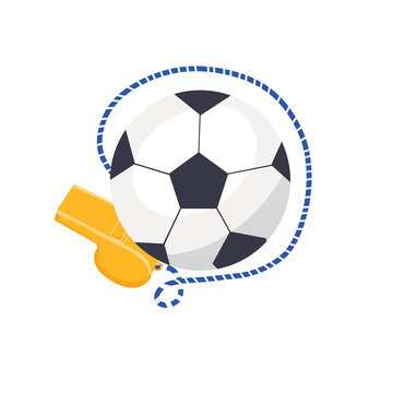 卡通世界杯足球装饰元素