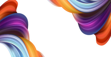 艺术流体科技背景