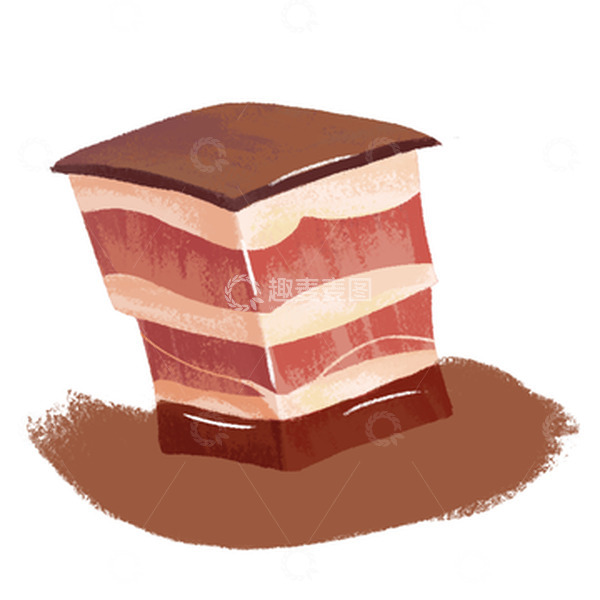 源文件下载【趣麦麦图】香喷喷美食五花肉