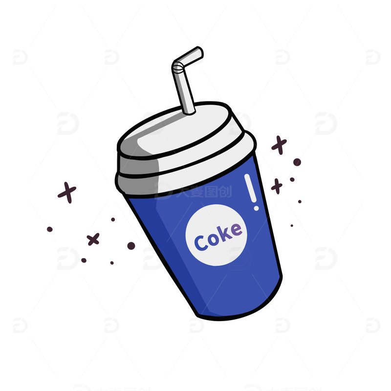 可乐饮料PNG元素