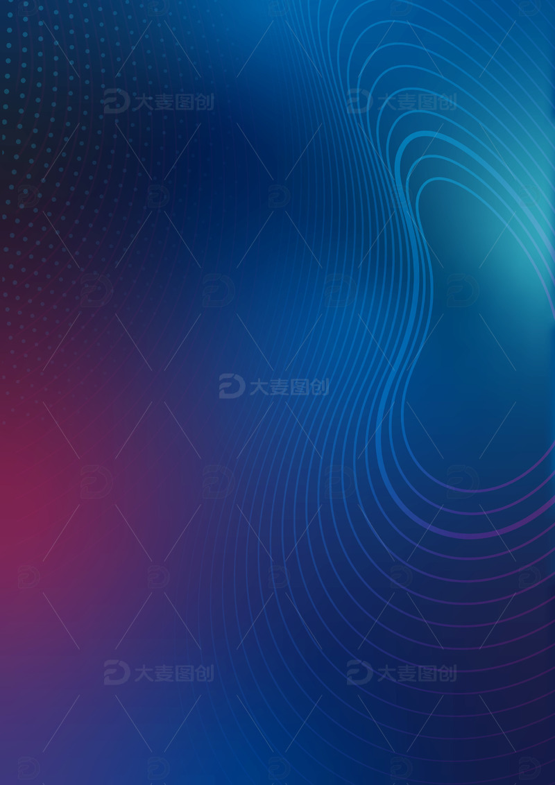 源文件下载【趣麦麦图】几何科技风线条背景