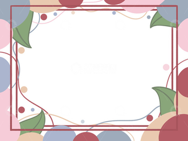 源文件下载【趣麦麦图】暖色 莫兰迪 植物 扁平 装饰 元素图