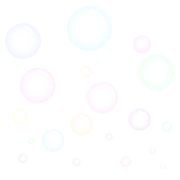 淡彩半透明泡泡