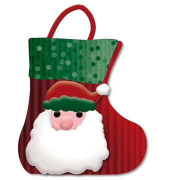 圣诞节圣诞袜装饰元素