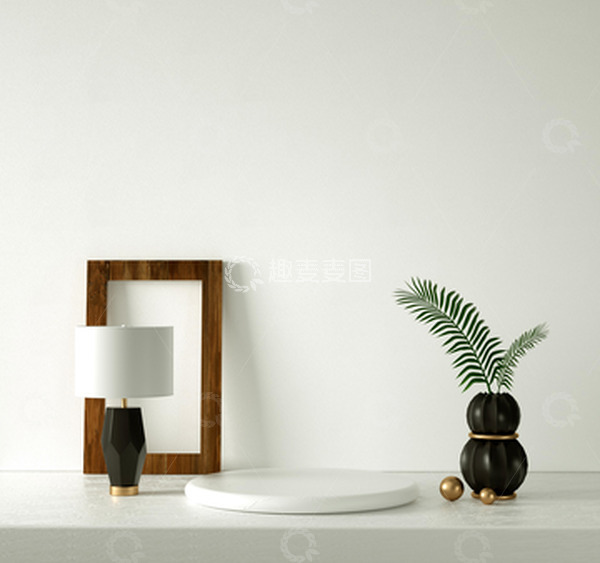 源文件下载【趣麦麦图】日常电商简约风C4D展台海报背景