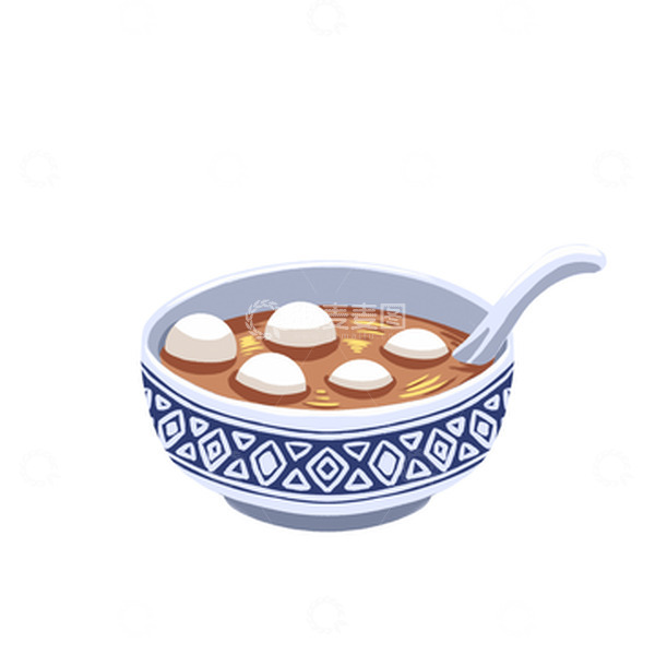 源文件下载【趣麦麦图】冬至一碗汤圆