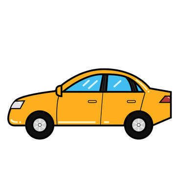 糖果系列交通工具小汽车卡通图