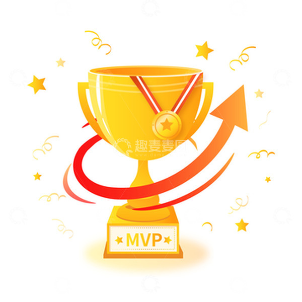 源文件下载【趣麦麦图】-卡通世界杯欧洲杯冠军奖杯装饰矢量图