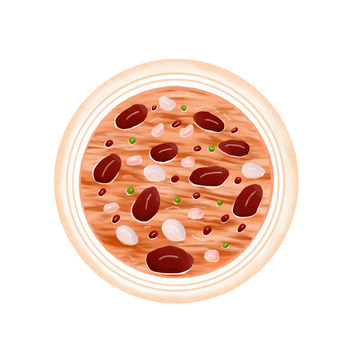 手绘腊八节腊八粥