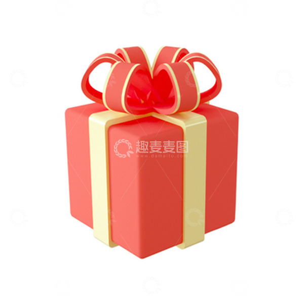 源文件下载【趣麦麦图】红金色电商促销礼盒