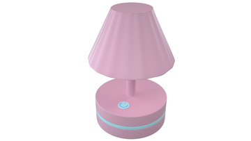 粉色台灯摆件
