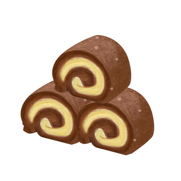 瑞士卷夹心蛋糕,巧克力卷巧克力蛋糕