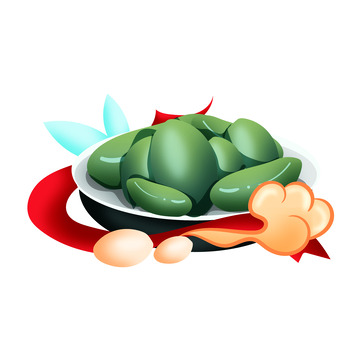 矢量手绘腊八节腊八蒜装饰元素