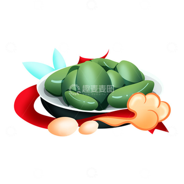 源文件下载【趣麦麦图】矢量手绘腊八节腊八蒜装饰元素