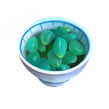 绿色腊八节腊八蒜大蒜手绘元素