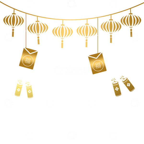 源文件下载【趣麦麦图】元旦渐变装饰元素