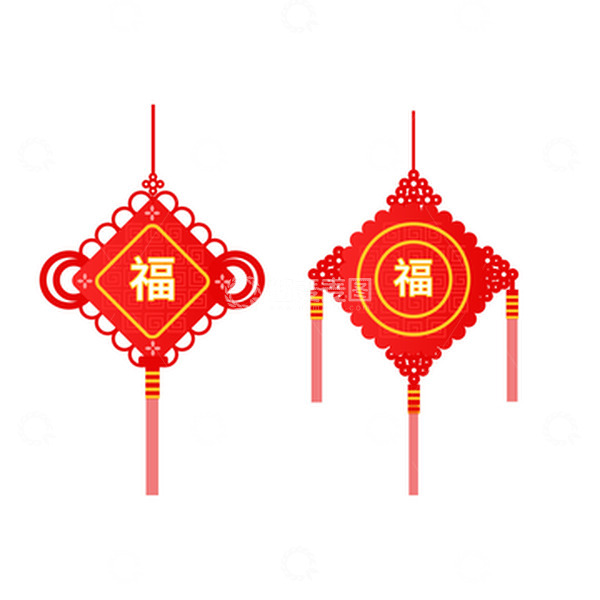 源文件下载【趣麦麦图】2023中国结红色喜庆